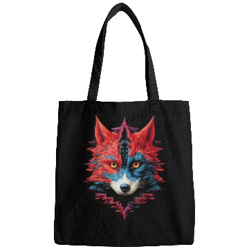Discover Fox Animal Zoo Illustration Bags
