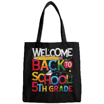 Discover Welcome Back to School 5th Grade Bags teacher