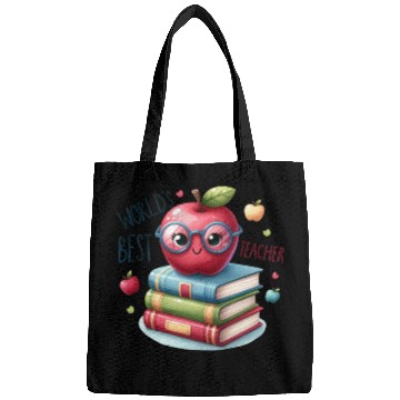 Discover Worlds Best Teacher Apple And Books For Teacher Bags