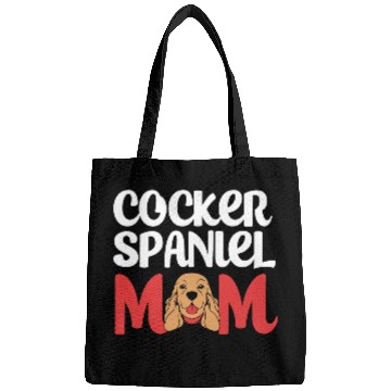 Discover Cute Dog Lover Brown Cocker Spaniel Mom Bags