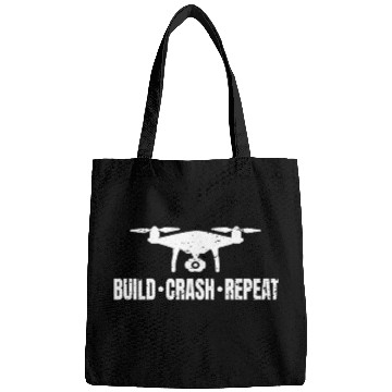 Discover drone build crash repeat drone pilot Bags