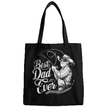 Discover Fishing Dad Best Dad Ever Te Bags