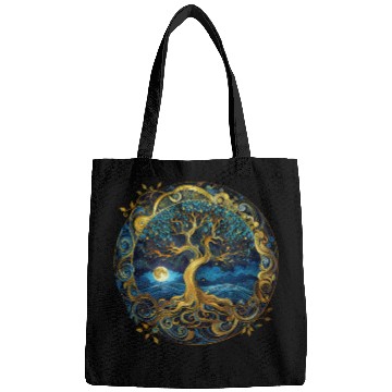 Discover Irish Nordic Celtic Tree of Life Yggdrasil Bags