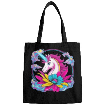 Discover Unicorn flowers colors Bags