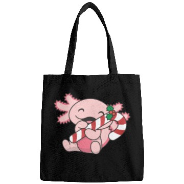 Discover Axolotl Christmas Candy Cane Sweet Axolotl Bags