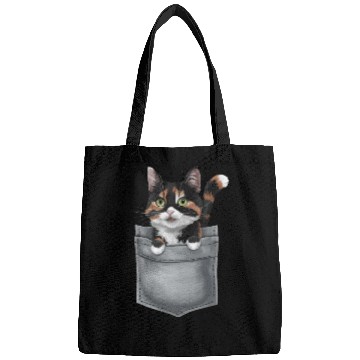 Discover Japanese Bobtail Cat In Pocket Bags