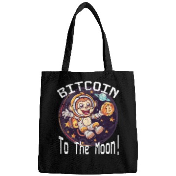 Discover Bitcoin Ape To The Moon BTC Bags