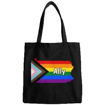 Discover Pennsylvania Pride Ally Progress Flag Bags