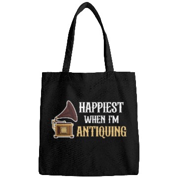 Discover Happiest When I'm Antiquing Classic Vintage Bags