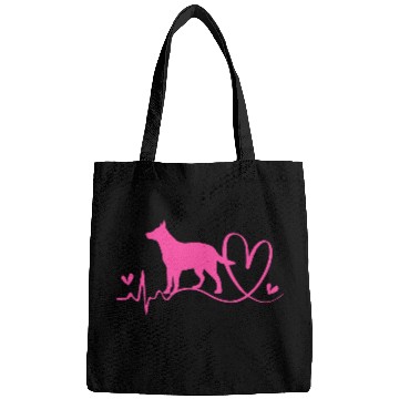 Discover Cute Heartbeat Australian Cattle Dog For Women Bags