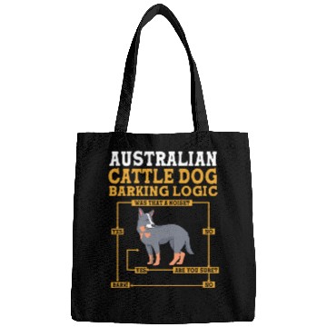 Discover Blue Heeler Australian Barking Logic Cattle Dog Bags