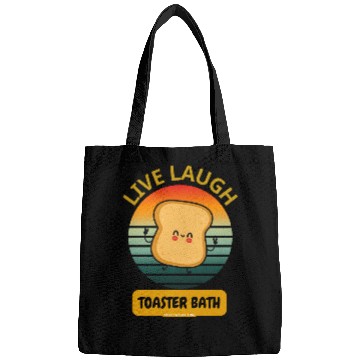 Discover Live Laugh Toaster Bath Funny Bags