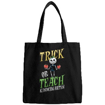 Discover Kindergarten Teacher Trick Or Teach Skeleton Bags