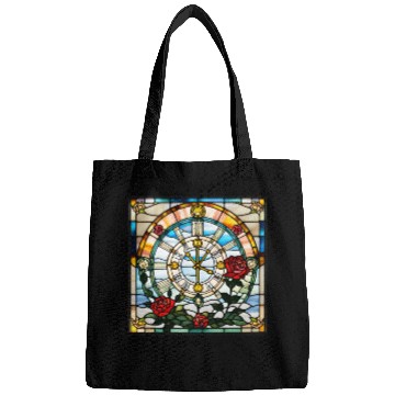 Discover "Time" church window design Bags