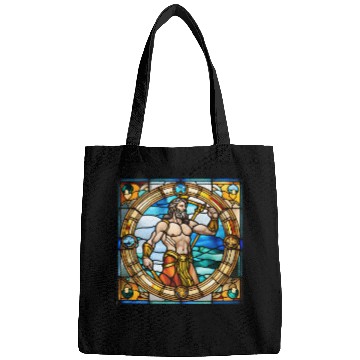 Discover "Poseidon" church window design Bags