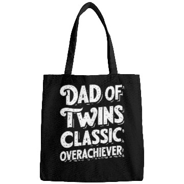 Discover Dad of Twins Bags Funny Twin Dad Father's Day