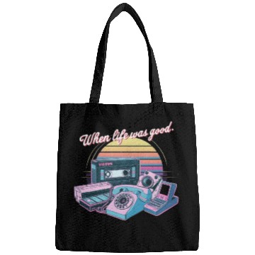 Discover 80's When Life was Good Gadgets in Synthwave Bags