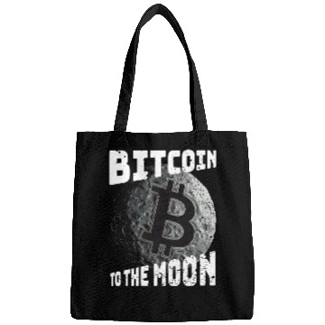 Discover Bitcoin to the moon! Cryptocurrency Crypto Bags
