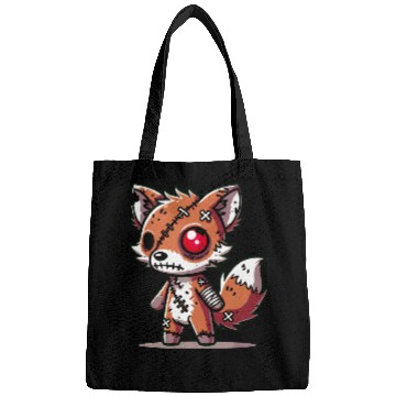 Discover scary zombie fox for Halloween fun Bags