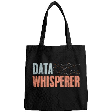 Discover Data Whisperer Vintage Data Science Data Scientist Bags