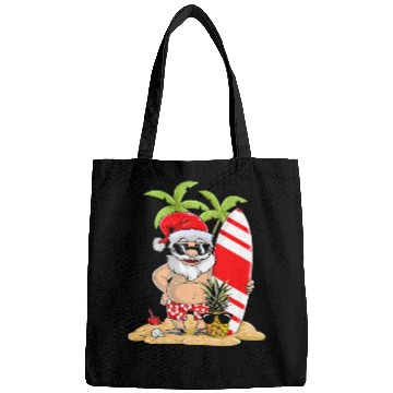 Discover Santa Funny Christmas In July Bags