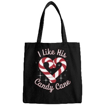 Discover I Like His Candy Cane Funny Couples Matching Bags
