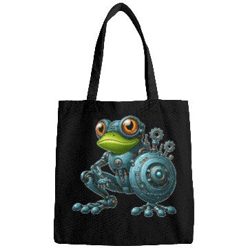 Discover Cyborg Frog Toad Newt Robot Mech Design Bags