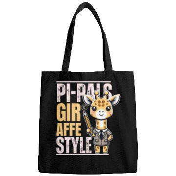 Discover funny pi giraffe teacher, Funny Math Teacher Bags