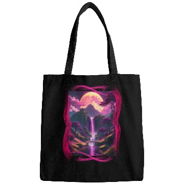 Discover Alien world nature scene Bags
