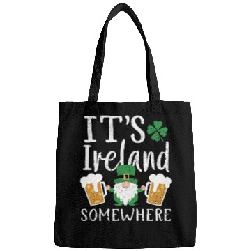 Discover Its Ireland Somewhere Irish Gnome St Patrick's Day Bags
