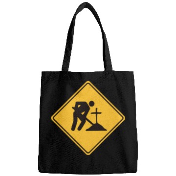 Discover Midnight Exhume Site - Weird Road Sign Bags