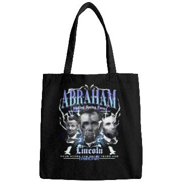 Discover History Bootleg Abraham Lincoln Bootleg Retro Rap Bags