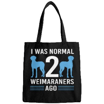 Discover Weimaraner Dog Pun Pet Owner Funny Weimaraner Bags