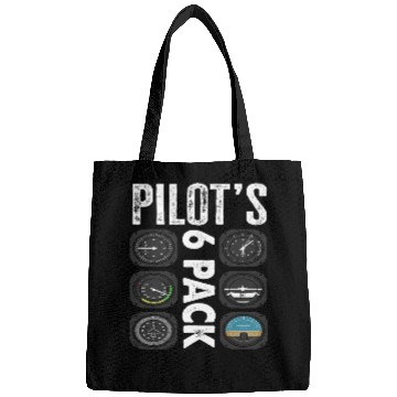 Discover Pilots 6 Pack Funny Pilot Bags