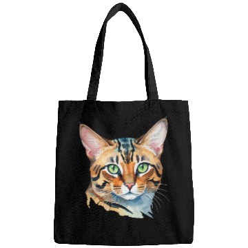Discover Leopard Cat Watercolor Bags
