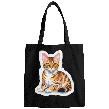 Discover Leopard Cat Watercolor Bags