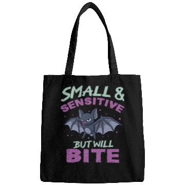 Discover Bat Halloween Outfit Small Sensitive But Will Bite Bags