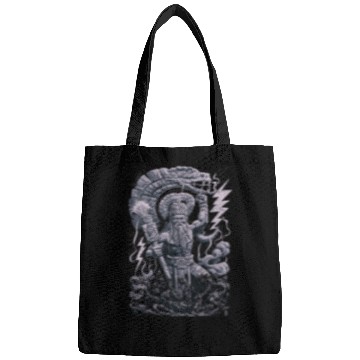Discover Maya God Mayan Mythology Chaac with Lightning and Bags