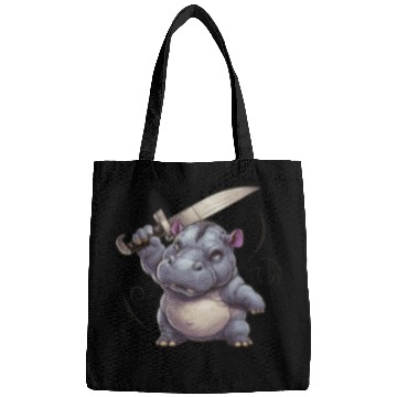 Discover Hippo With a Sword Bags