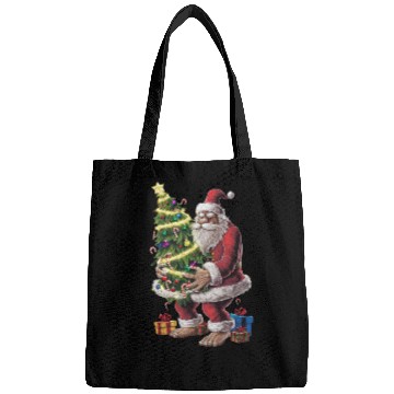Discover Bigfoot Christmas Tree Lights Xmas Sasquatch Lover Bags