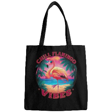 Discover Relaxed and Cool "Chill Flamingo Vibes" Bags