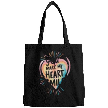 Discover You make my heart smile Bags