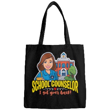 Discover School Counselor I Got Your Back School Therapist Bags