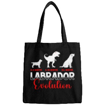 Discover Labrador EVOLUTION Labrador Lovers Funny Bags