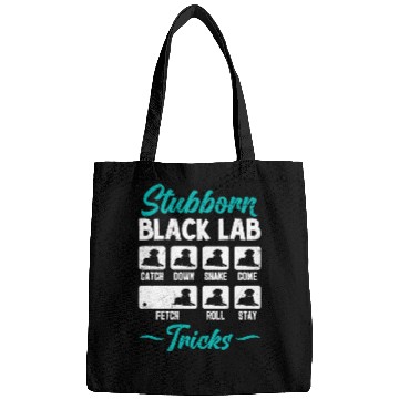 Discover Labrador STUBBORN BLACK LAB TRICKS Labrador Bags