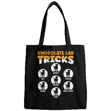 Discover Labrador Funny CHOCOLATE LAB TRICKS Stubborn Bags