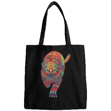 Discover Dark Cat Alebrije Bags