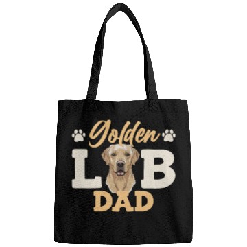 Discover Labrador GOLDEN LAB DAD Labrador Owner Men Bags