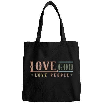 Discover Love God Love People Bags