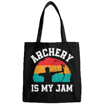 Discover Retro Bow Archery Is My Hobby Bags